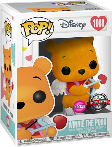 FUNKO POP Disney Winnie the Pooh Valentines Flocked 1008
